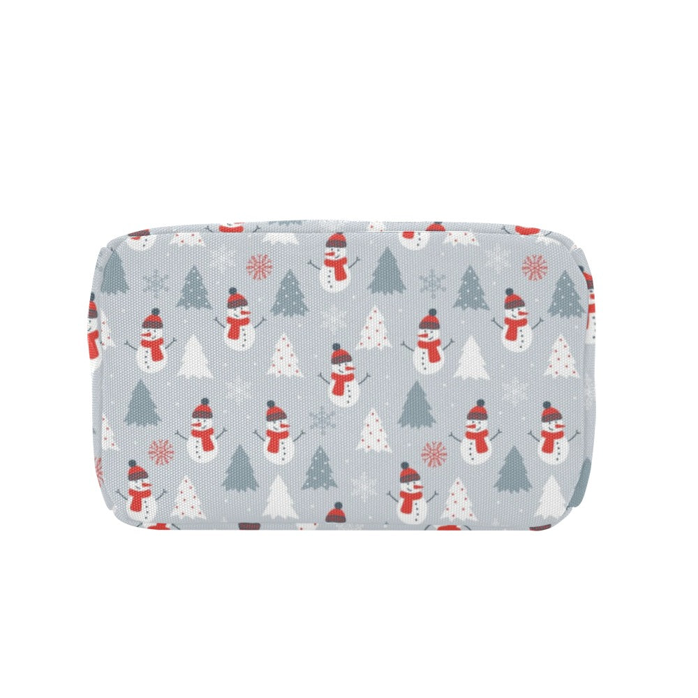 Snowman Print Design LKS302 Insulated Lunch Bag
