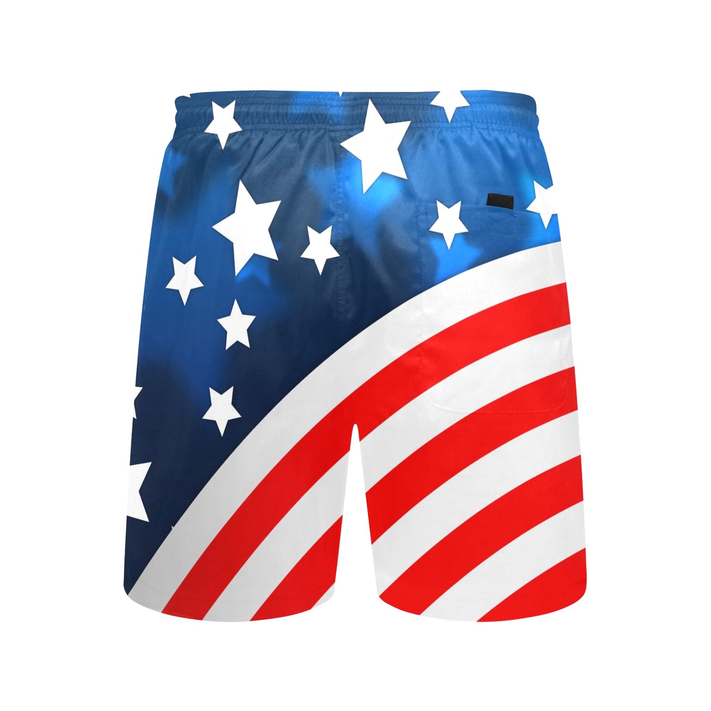 American flag Style Men's Swim Trunks Beach Shorts