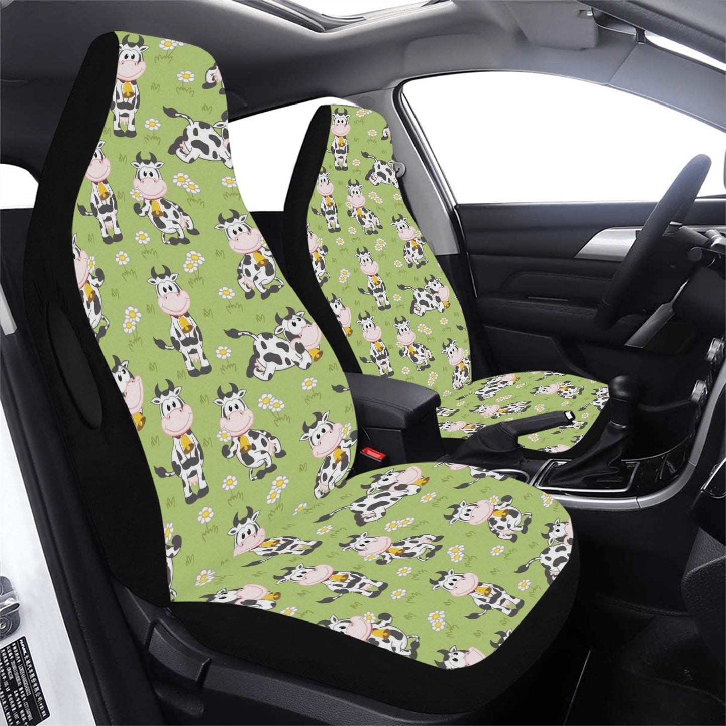 Cattle Print Design LKS401 Car Seat Covers