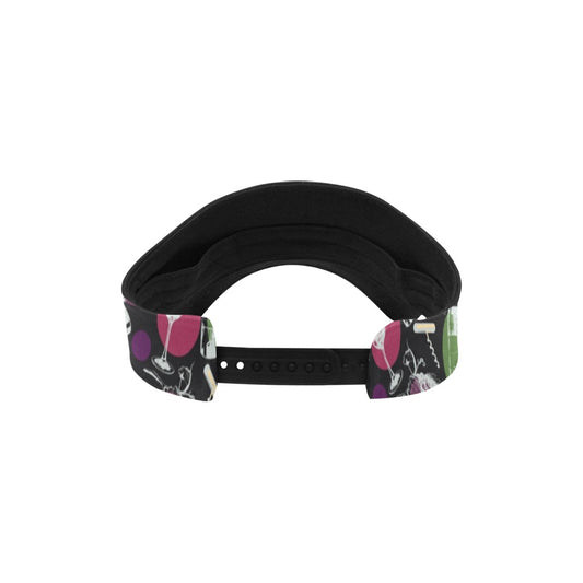 Wine Print Design LKS307 Unisex Sun Visor