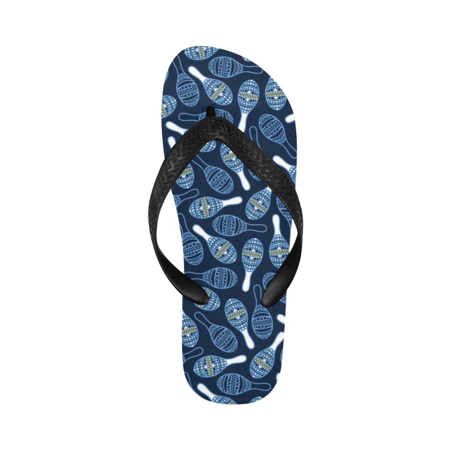 Maracas Print Design LKS401 Flip Flops