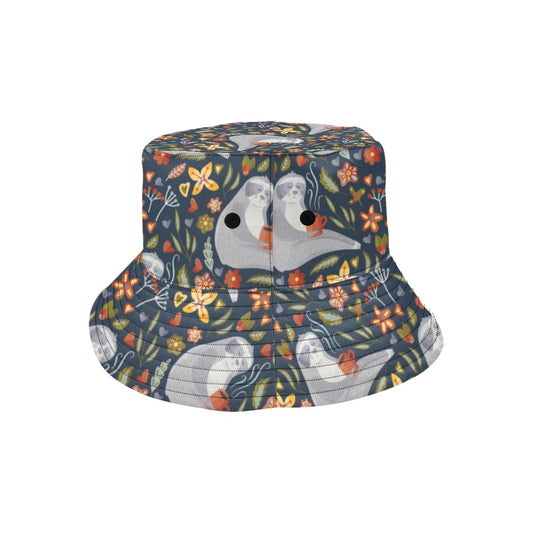 Sloth Print Design LKS303 Unisex Bucket Hat