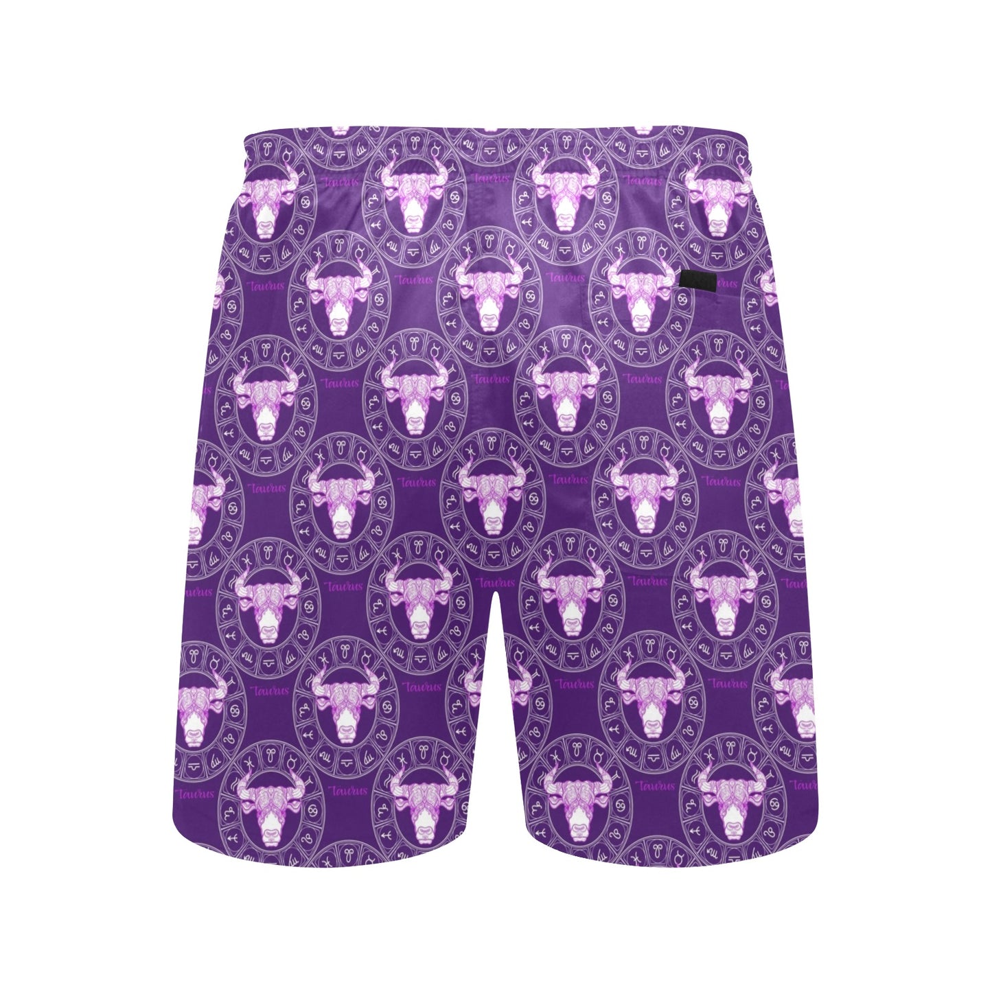 Taurus Print Design LKS303 Men's Swim Trunks Beach Shorts