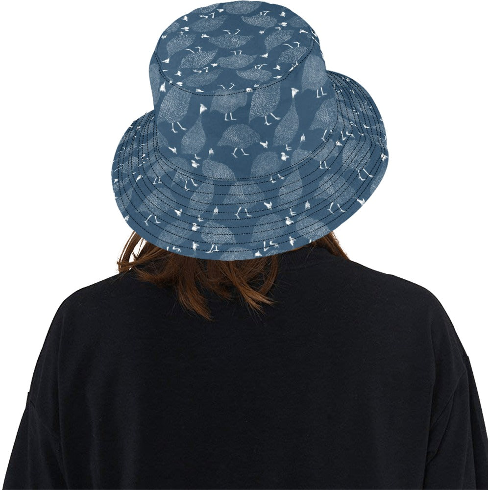 Guinea Fowl Print Design LKS401 Unisex Bucket Hat