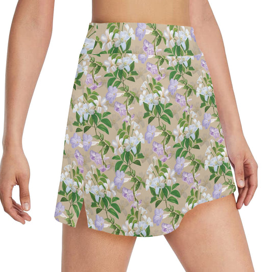 Sampaguita Print Design LKS302 17" Golf & Pickleball Skort with Pockets