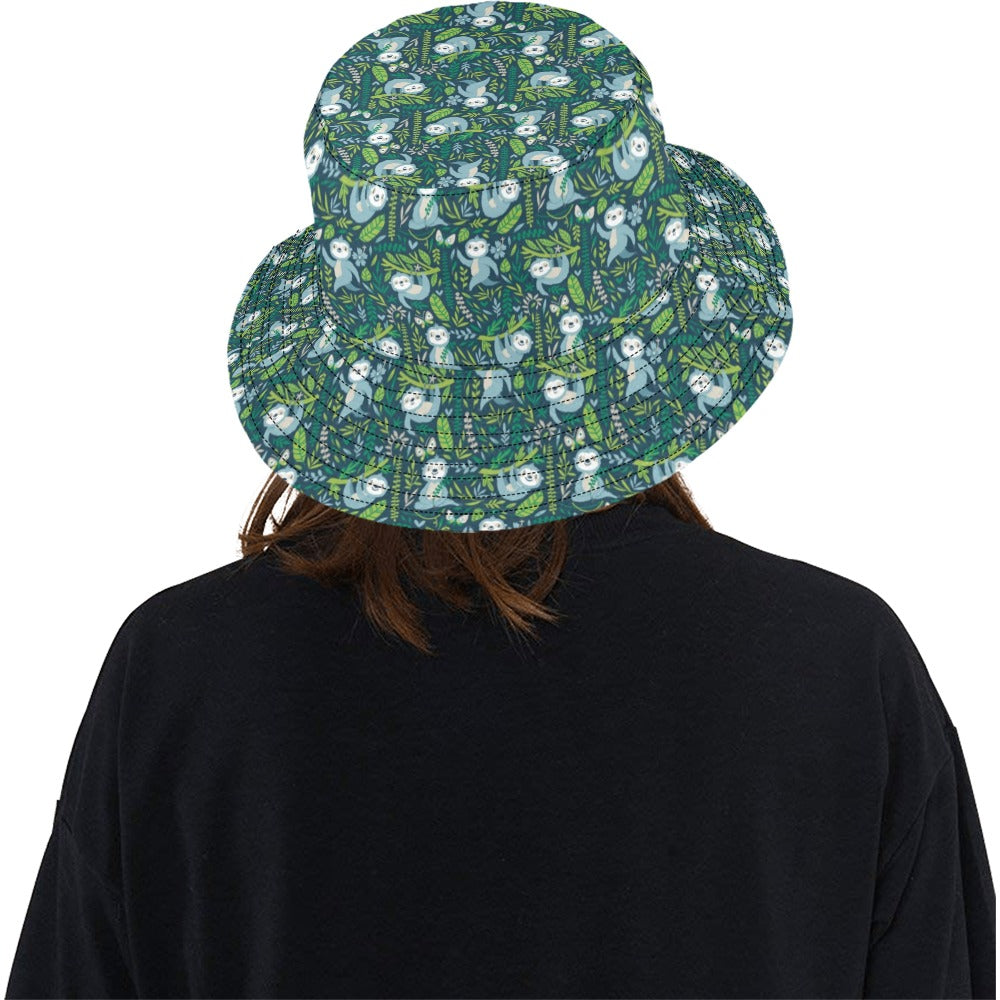 Sloth Print Design LKS304 Unisex Bucket Hat