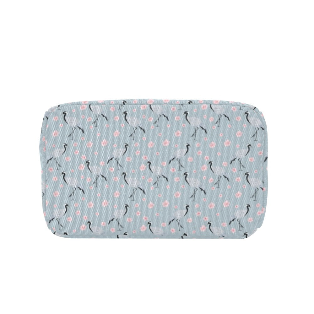 Sakura Bird Print Design LKS304 Insulated Lunch Bag