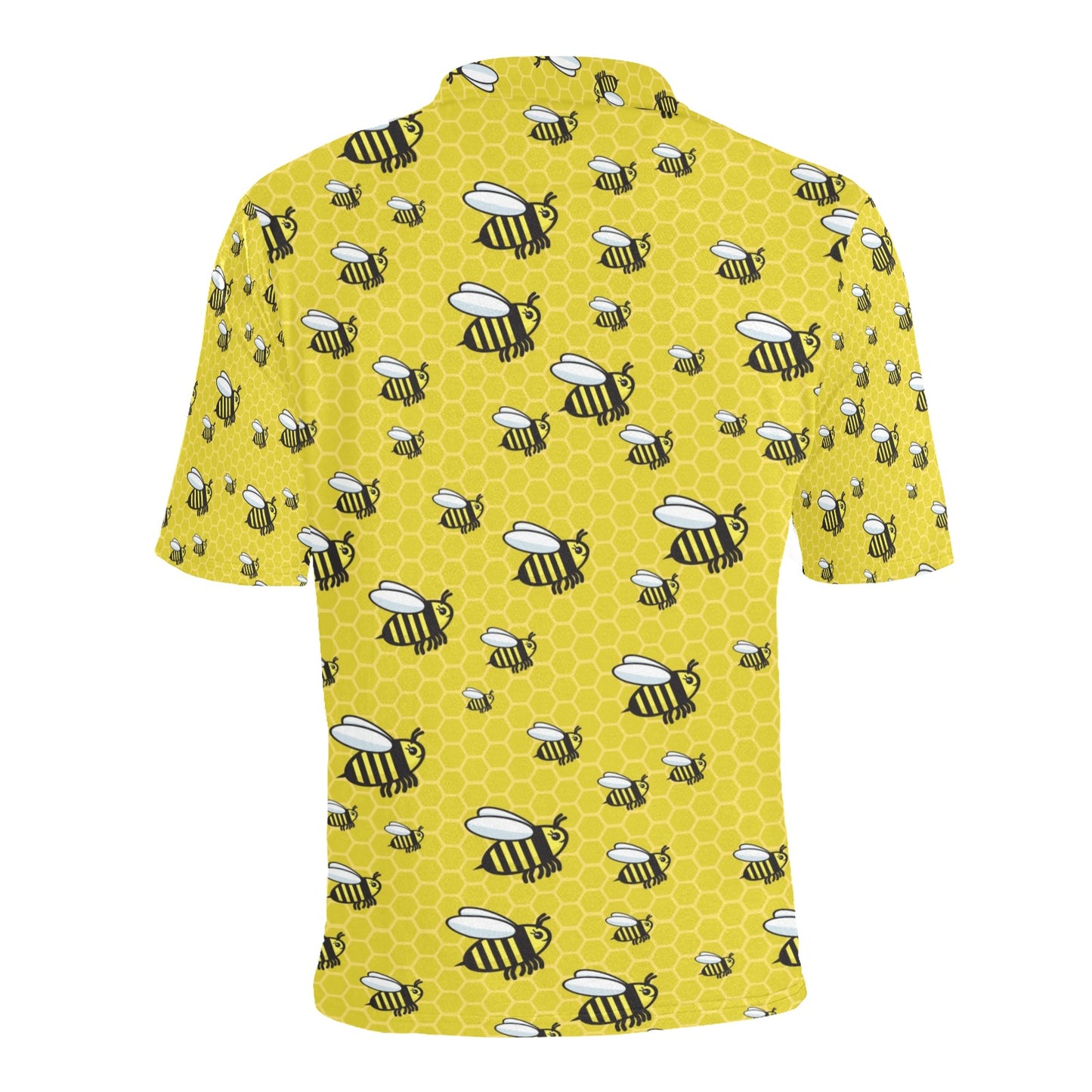 Bee Cute Print Design LKS308 Men Polo Shirt