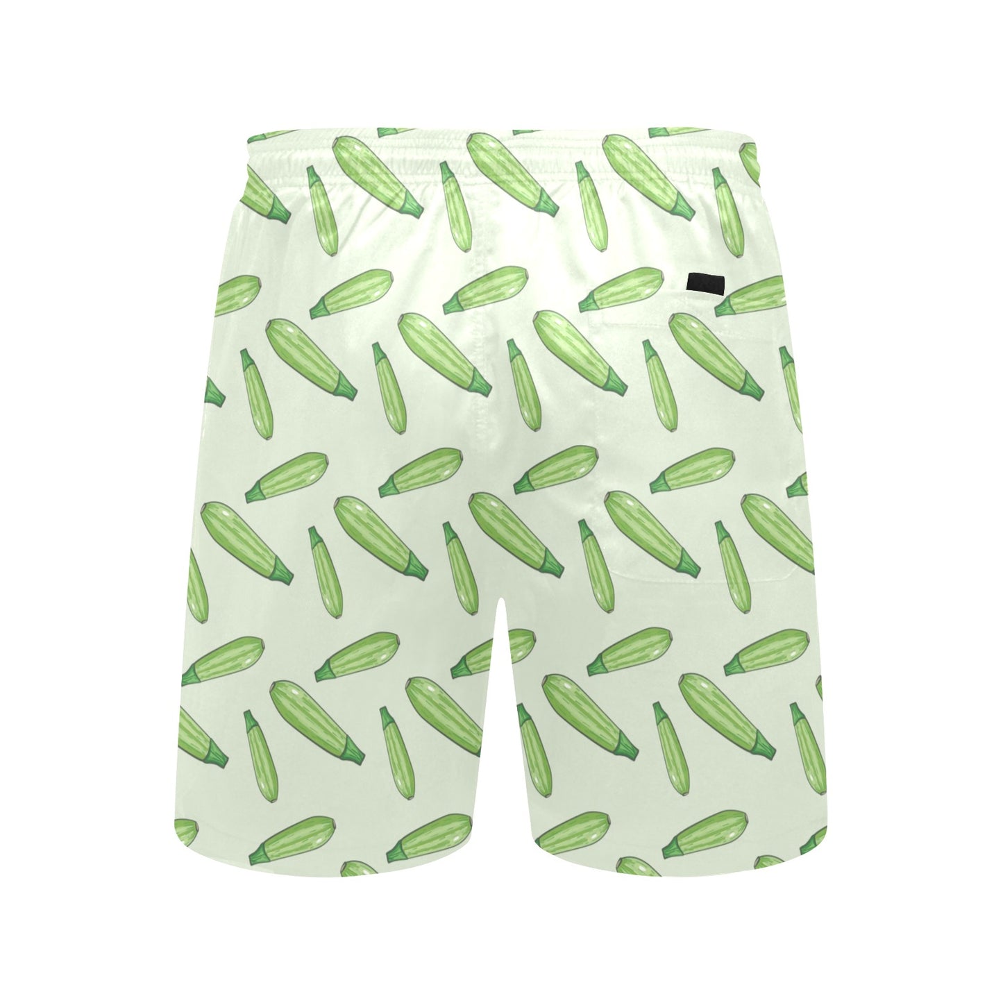 Zucchini Print Design LKS302 Men's Swim Trunks Beach Shorts