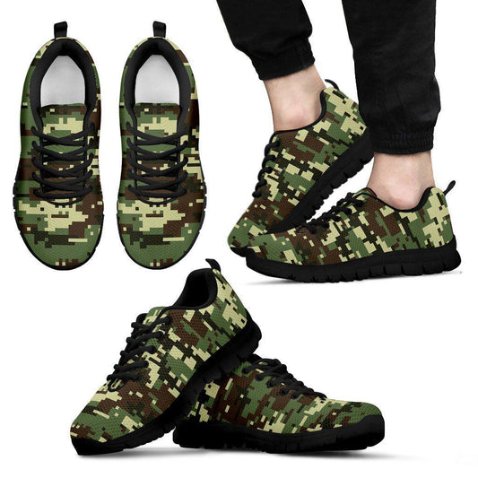 ACU Digital Army Camouflage Men Sneakers Shoes