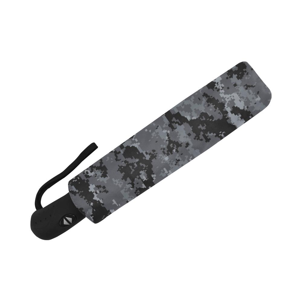 ACU Digital Black Camouflage Automatic Foldable Umbrella