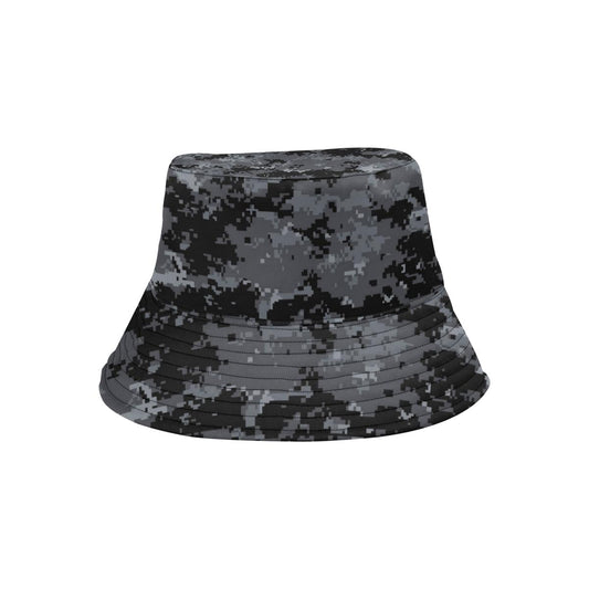 ACU Digital Black Camouflage Unisex Bucket Hat