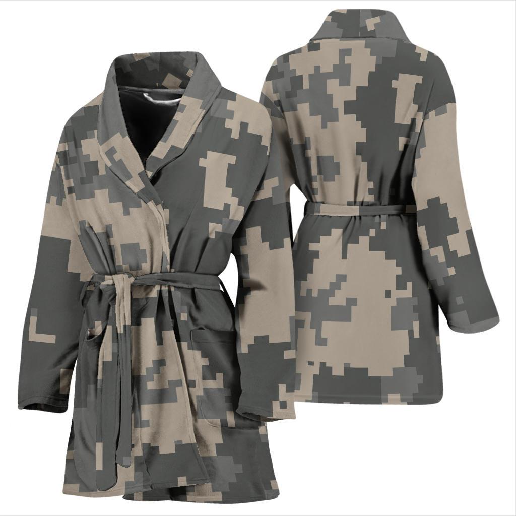 ACU Digital Camouflage Women Bath Robe-JTAMIGO.COM