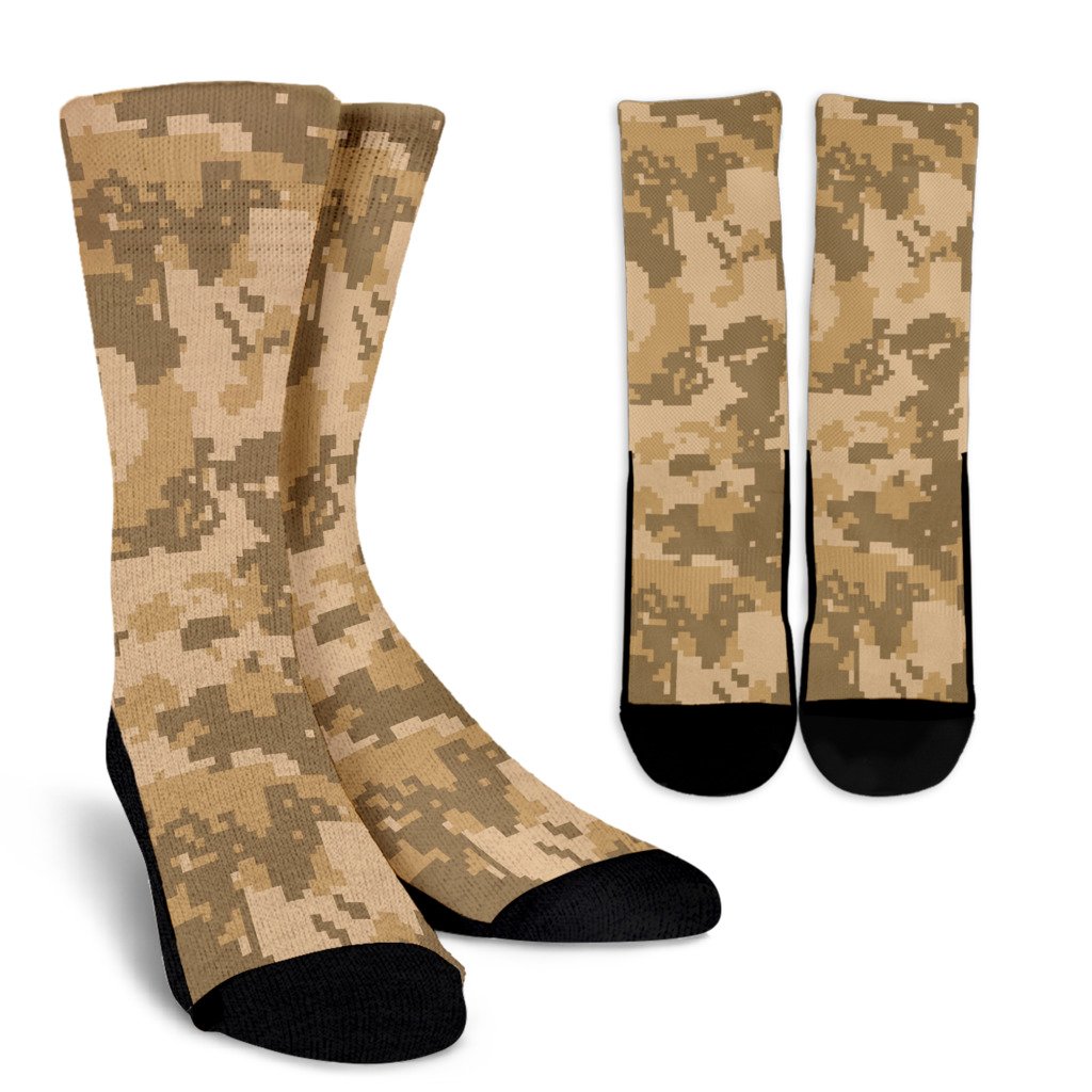 ACU Digital Desert Camouflage Crew Socks