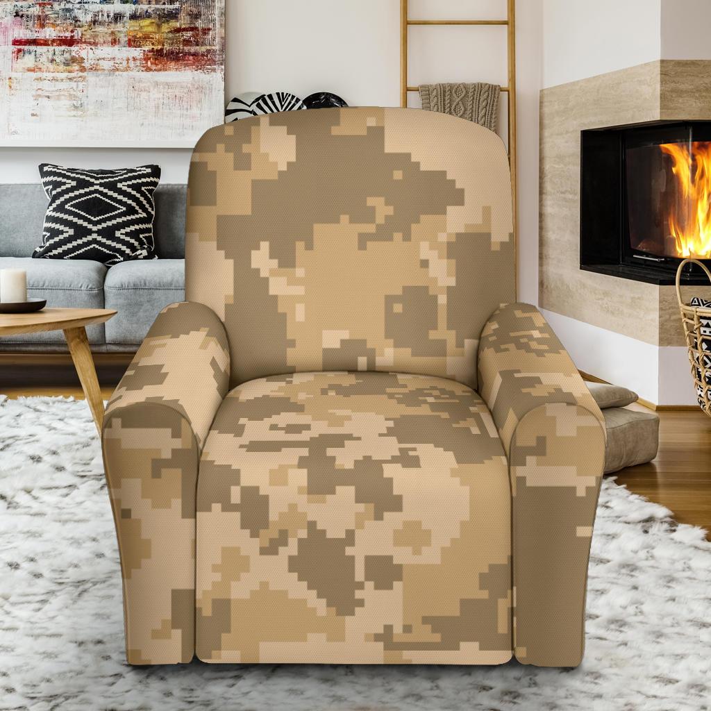 ACU Digital Desert Camouflage Single Sofa Slipcover -JTAMIGO.COM