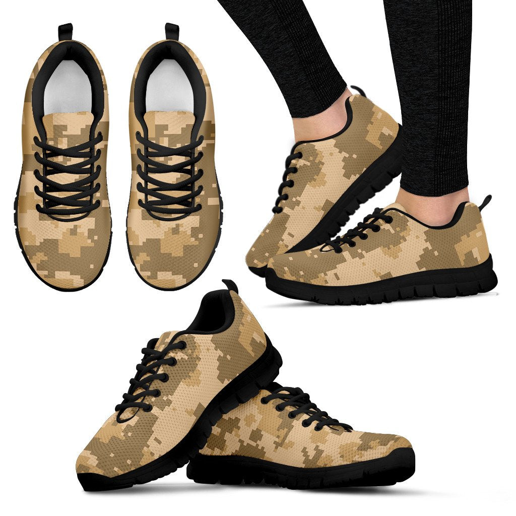 ACU Digital Desert Camouflage Women Sneakers Shoes