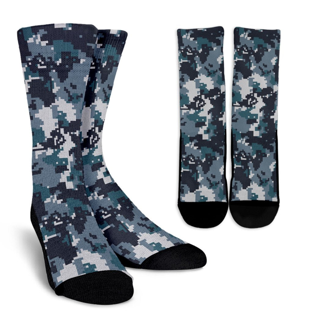 ACU Digital Urban Camouflage Crew Socks