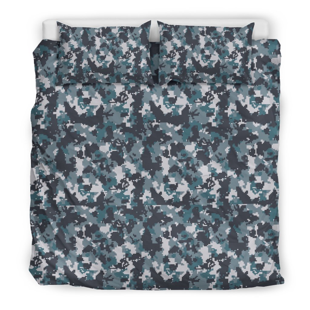 ACU Digital Urban Camouflage Duvet Cover Bedding Set