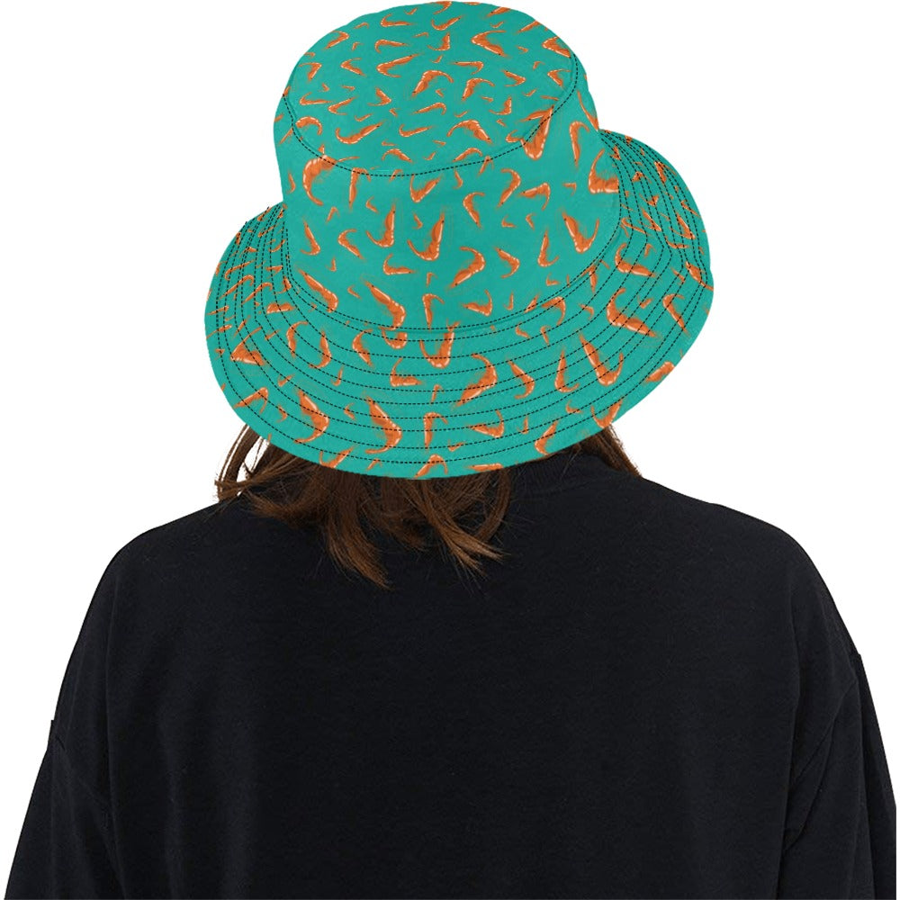 Shrimp Print Design LKS301 Unisex Bucket Hat