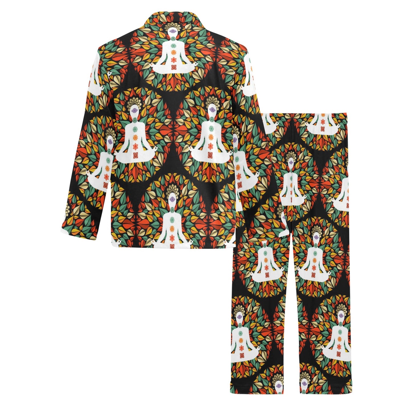 Chakra Yoga Men's Long Pajama Set