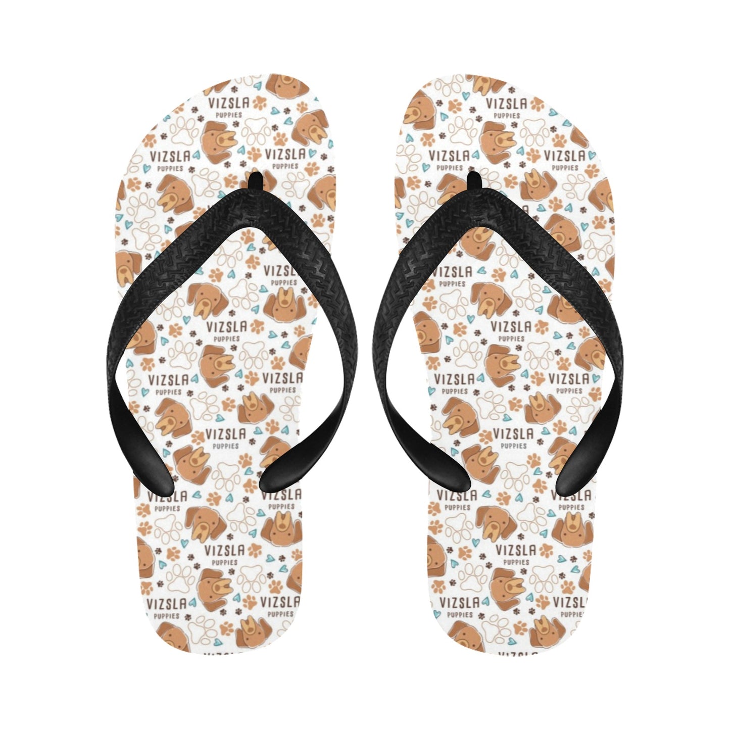Vizslas Print Design LKS301 Flip Flops