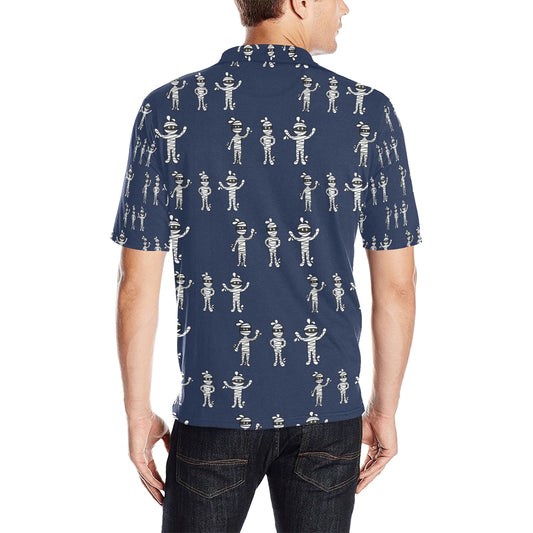 Mummy Print Design LKS306 Men Polo Shirt