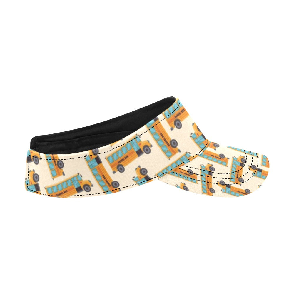 School Bus Print Design LKS305 Unisex Sun Visor