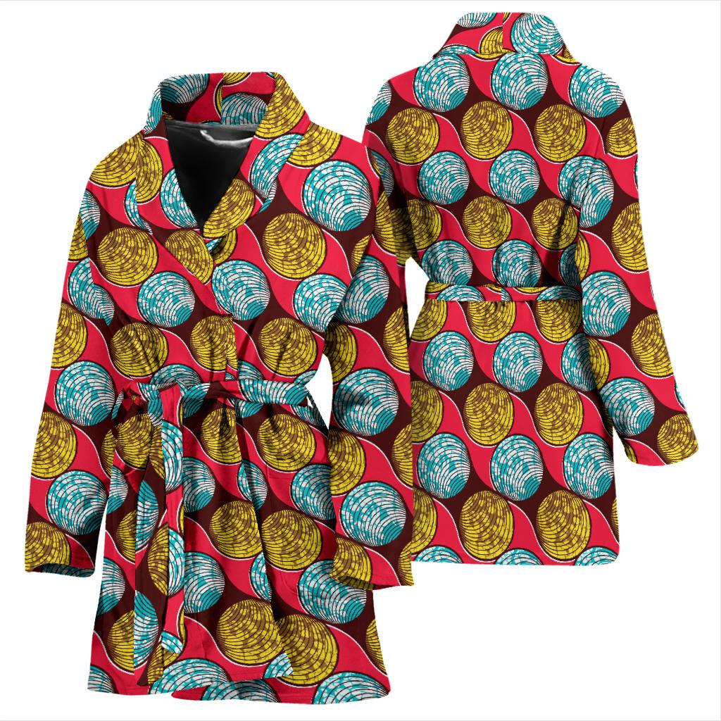 African Fashion Print Pattern Women Bath Robe-JTAMIGO.COM