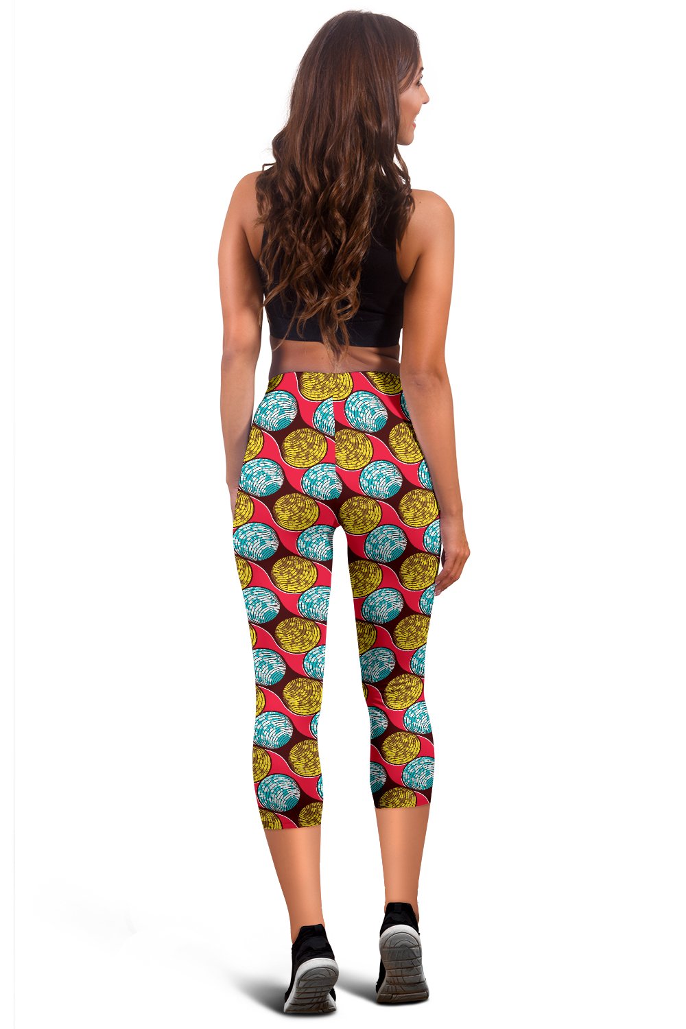 African Fashion Print Pattern Women Capris