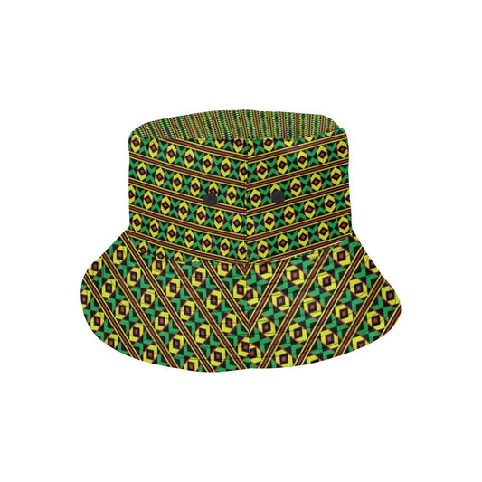 African Geometric Print Pattern Unisex Bucket Hat