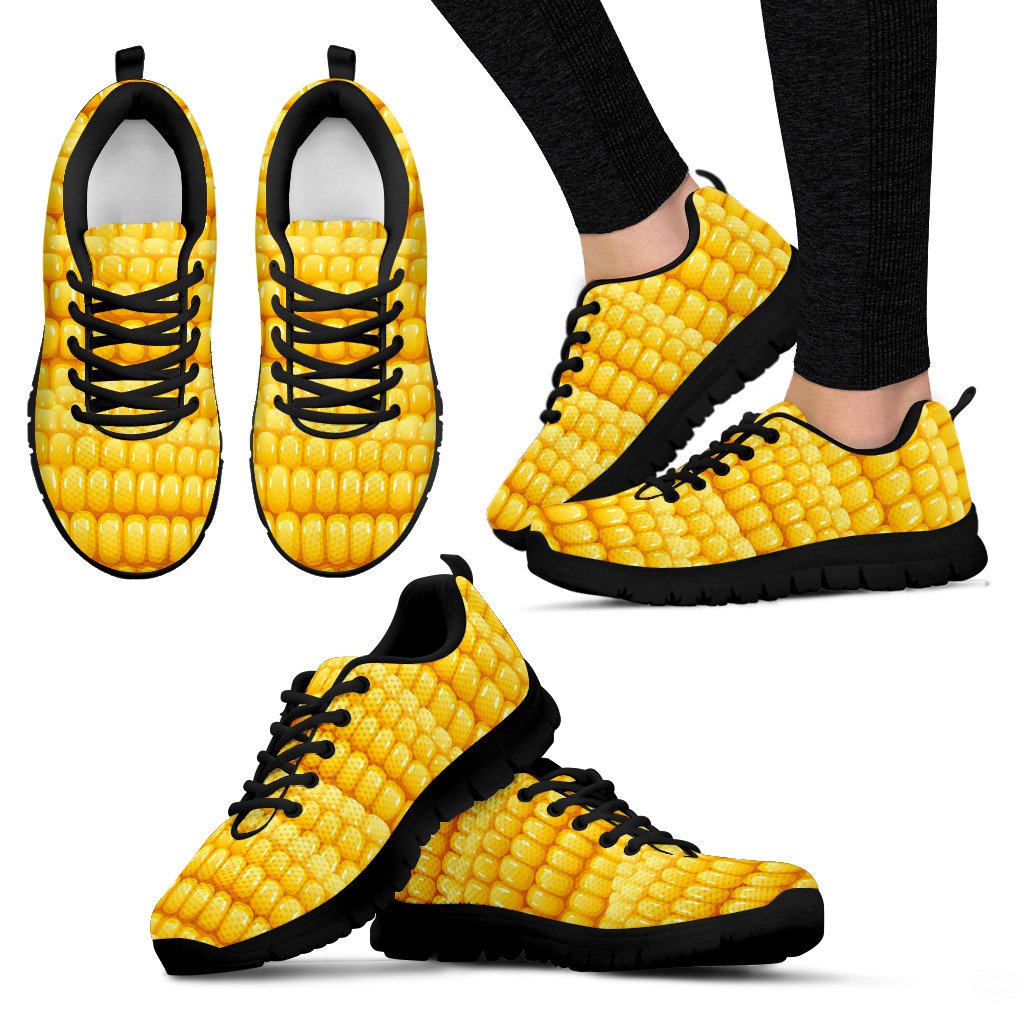 Agricultural Corn Cob Pattern Women Sneakers Shoes