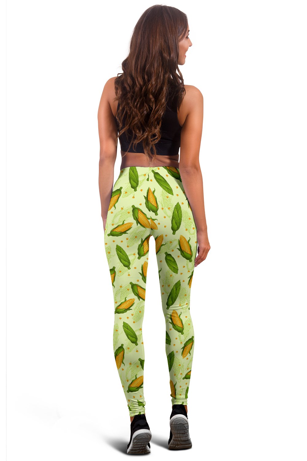 Agricultural Fresh Corn cob Print Pattern Women Leggings