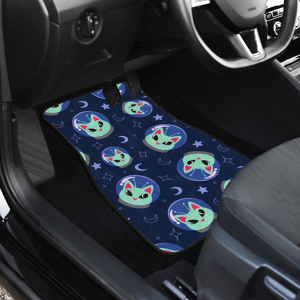 Alien Cat Car Floor Mats