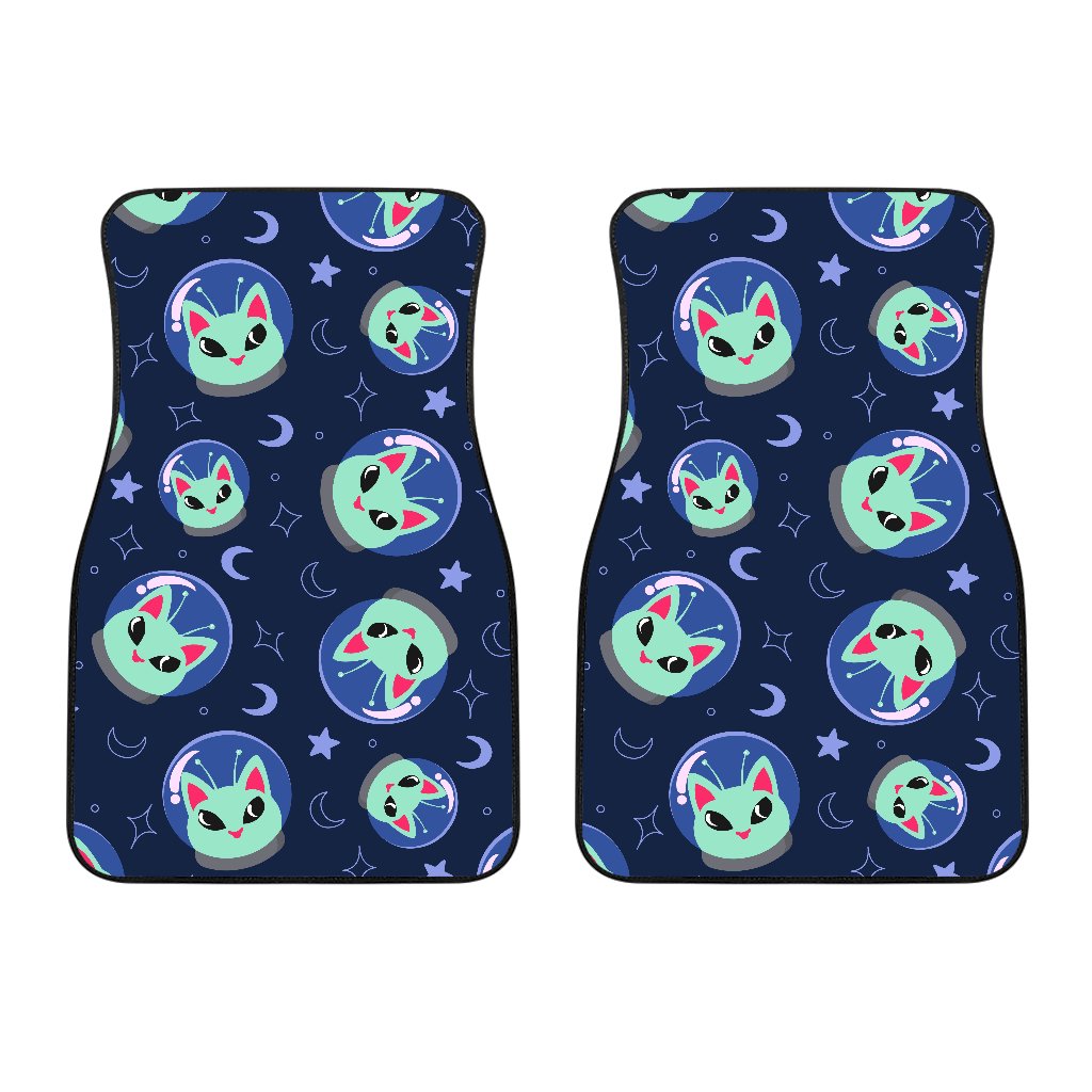 Alien Cat Car Floor Mats