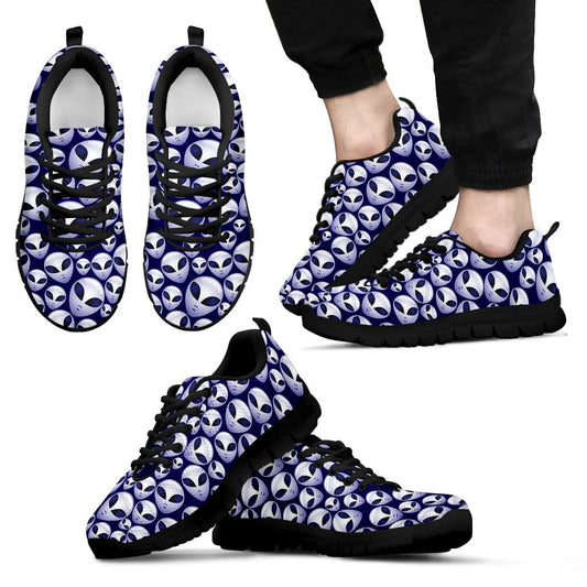 Alien Head Extraterrestrial Men Sneakers Shoes