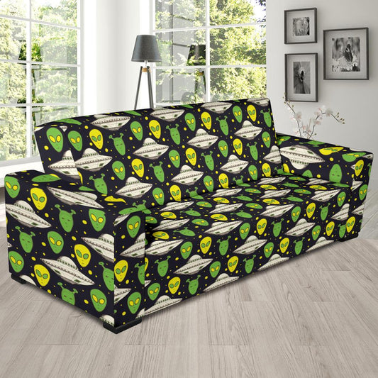 Alien UFO Pattern Sofa Slipcover-JTAMIGO.COM