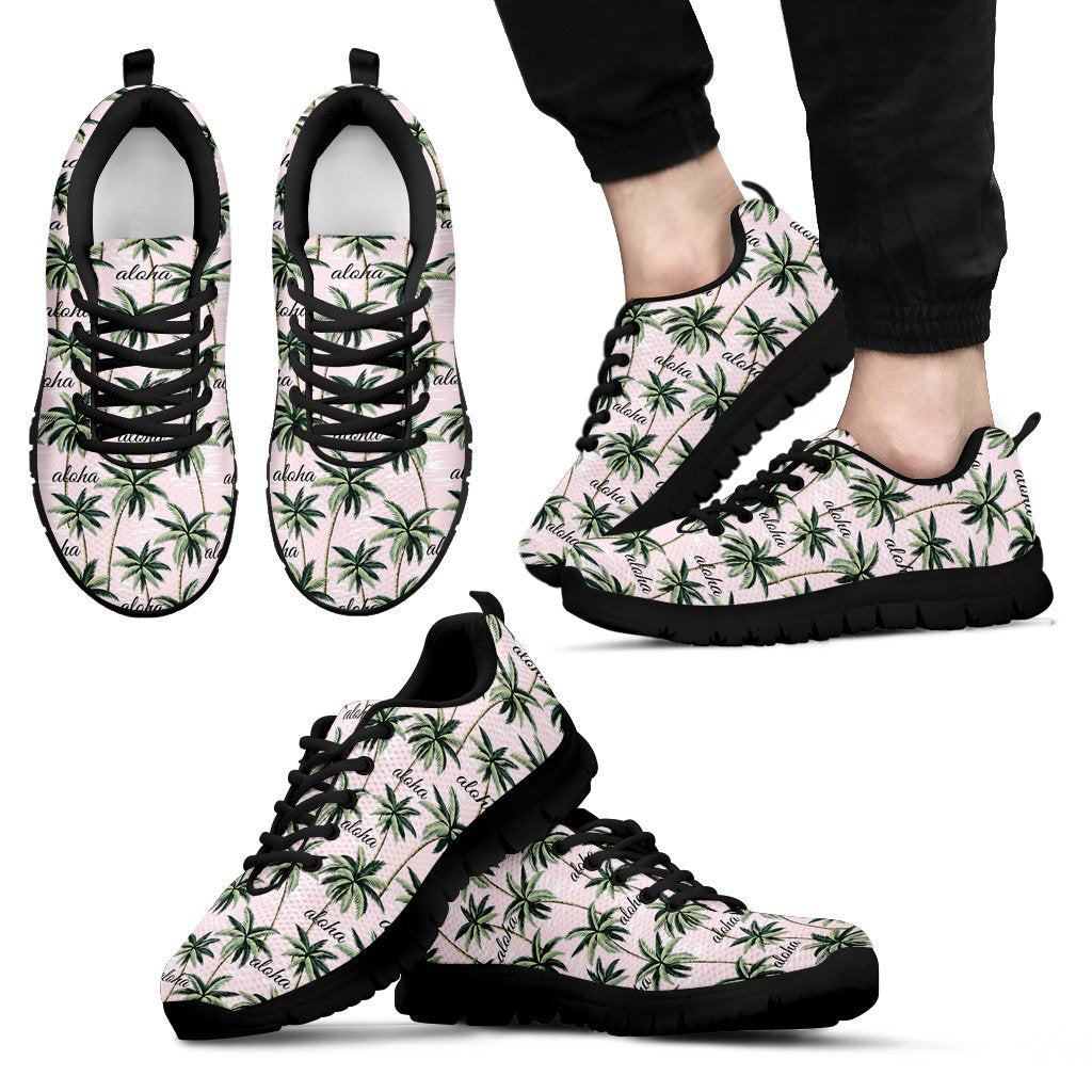 Aloha Beach Pattern Design Themed Print Men Sneakers Shoes