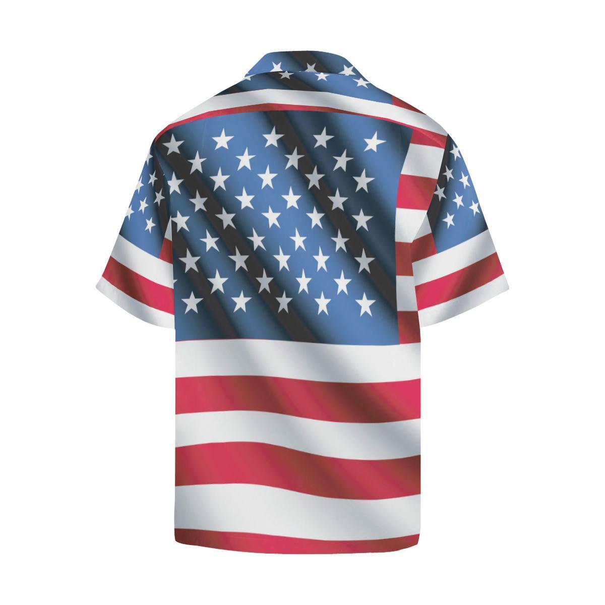 American flag Classic Men Aloha Hawaiian Shirt