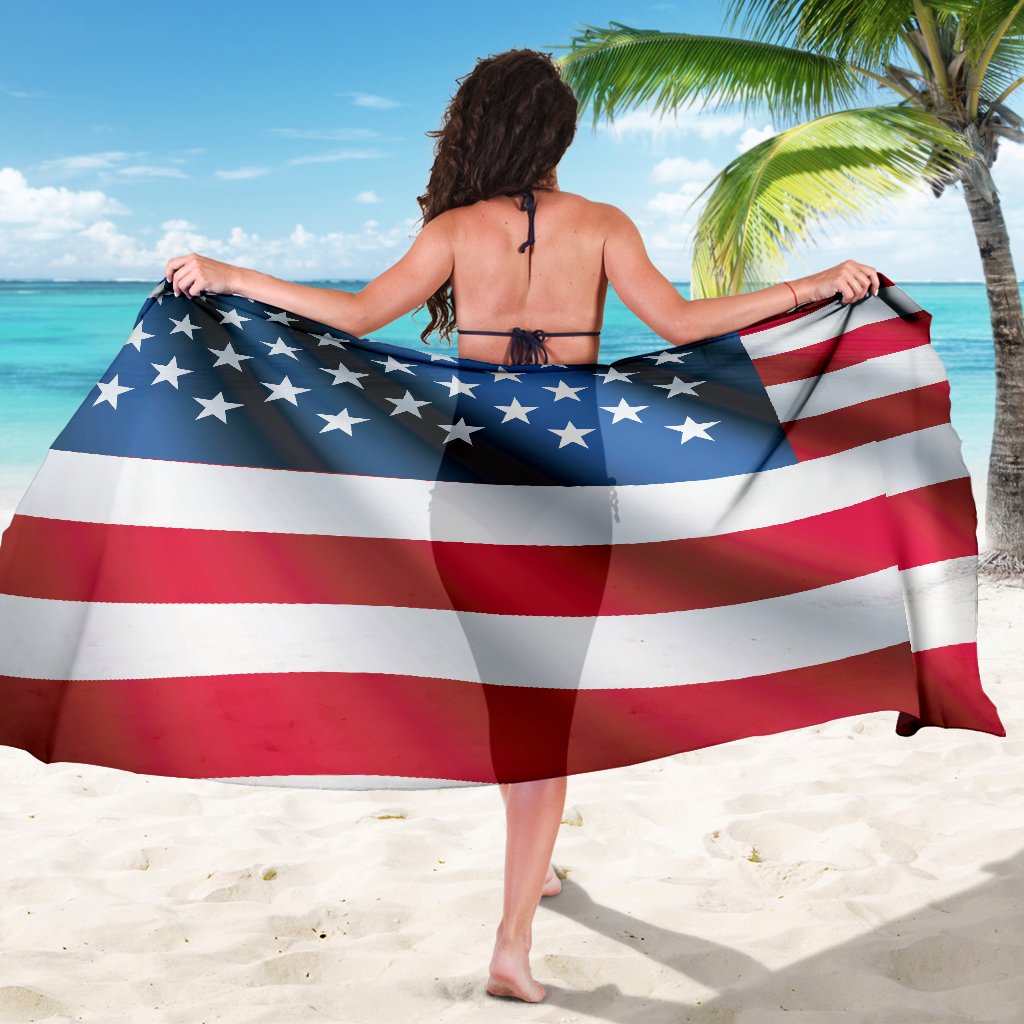 American flag Classic Sarong Pareo Wrap