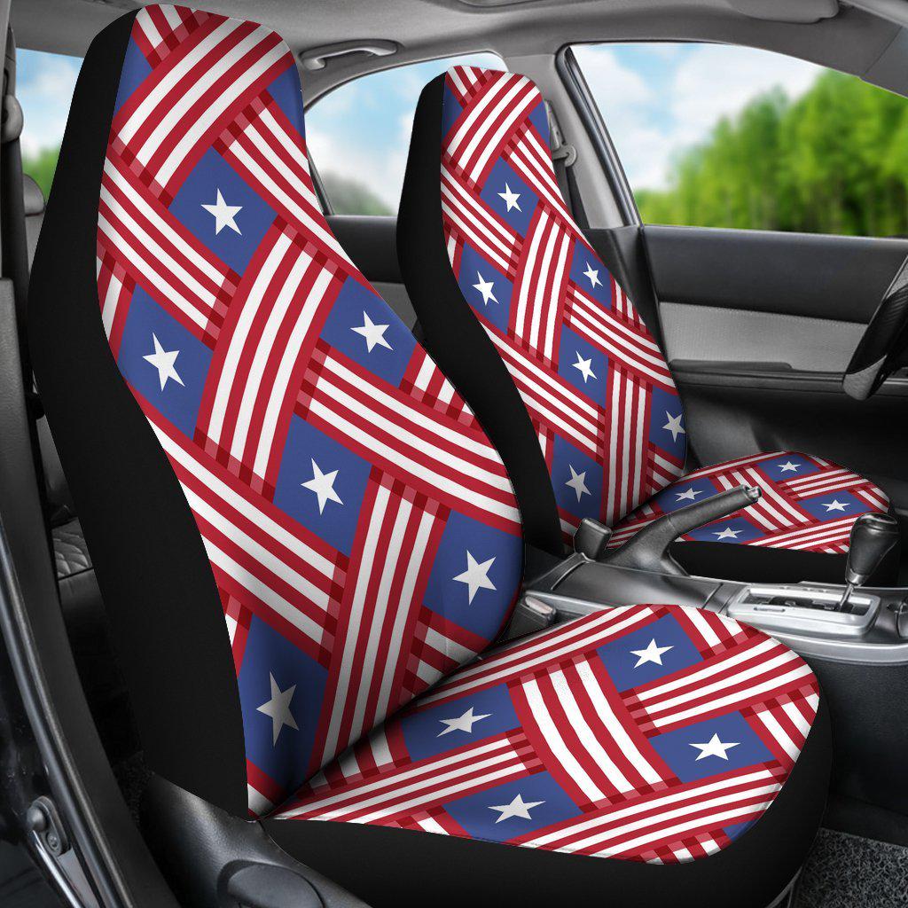 American flag Pattern Universal Fit Car Seat Covers