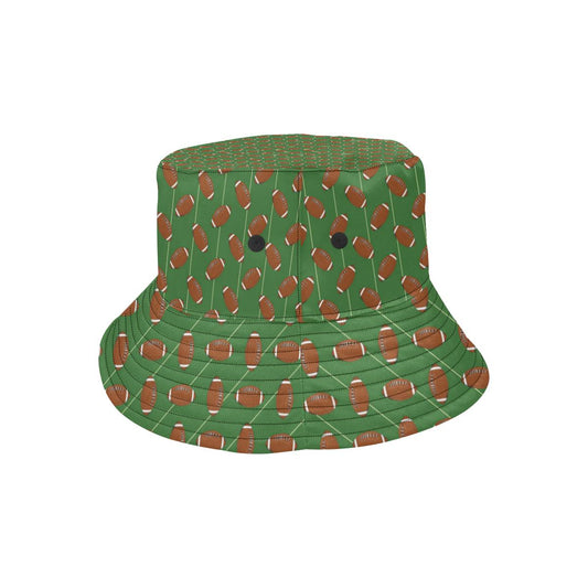 American Football on Field Themed Unisex Bucket Hat
