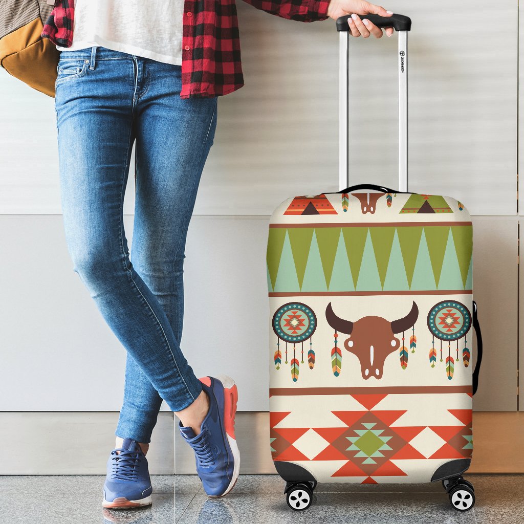 American Indian Ethnic Pattern Luggage Cover Protector