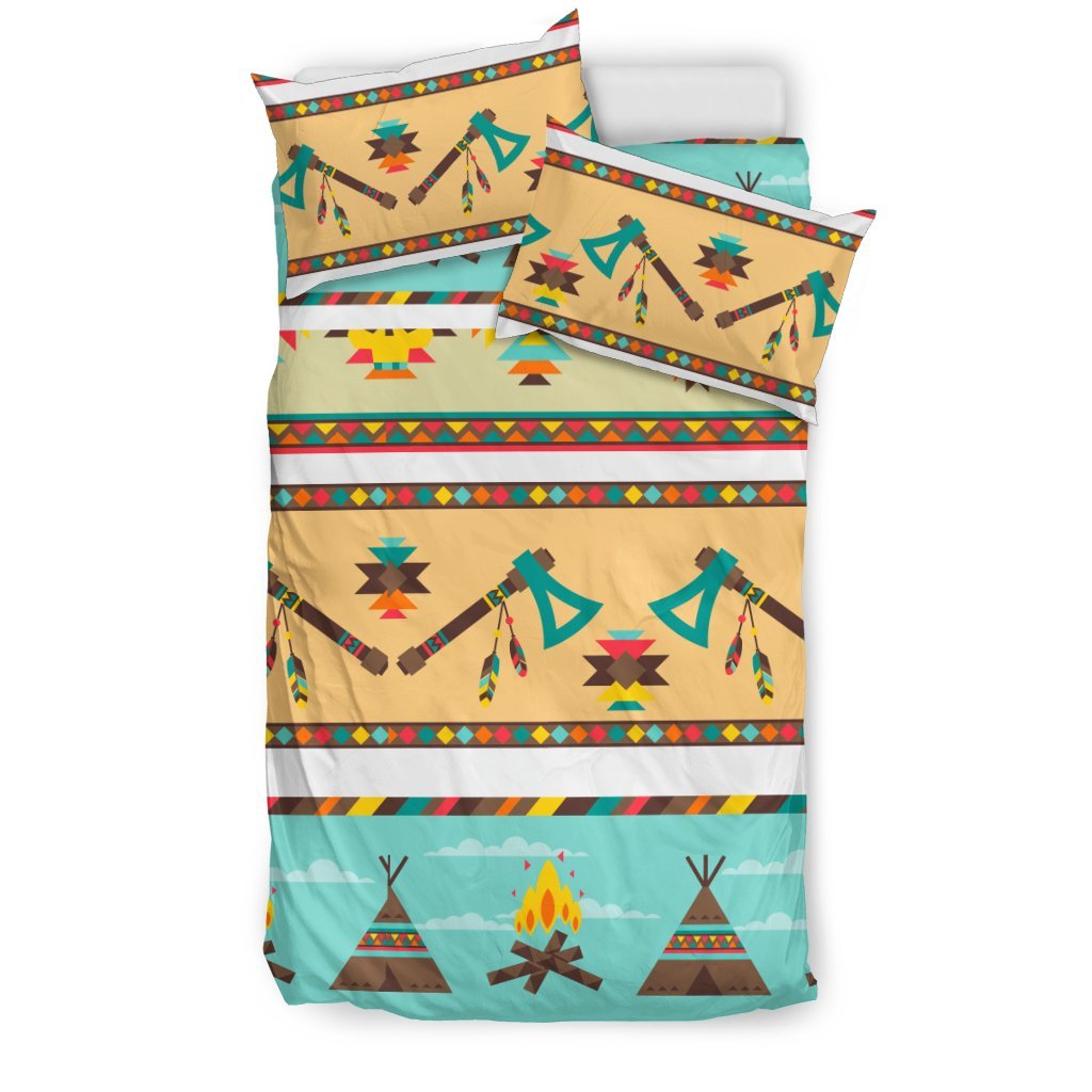 American Indian Life Pattern Duvet Cover Bedding Set