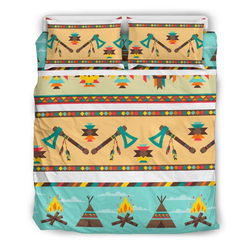 American Indian Life Pattern Duvet Cover Bedding Set