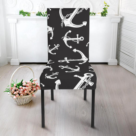 Anchor Black White Dinning Chair Slipper-JTAMIGO.COM