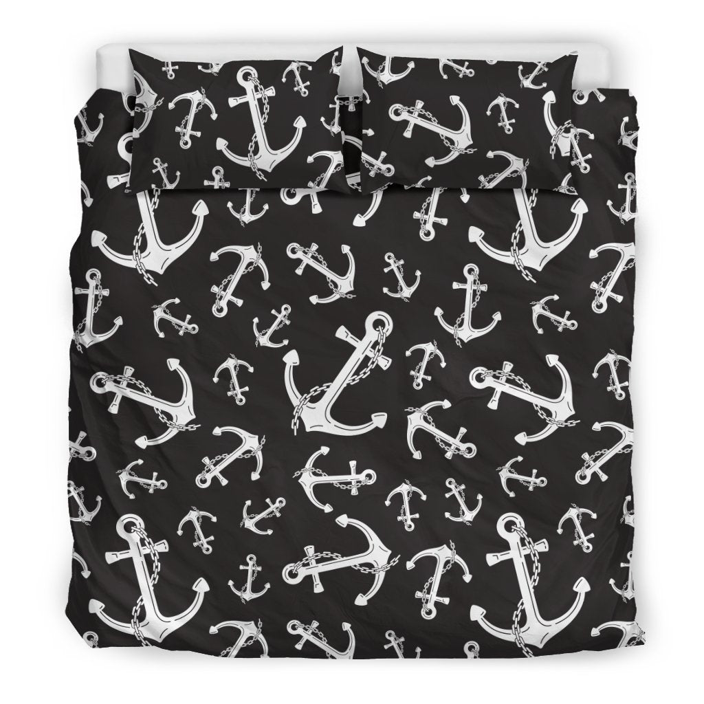 Anchor Black White Duvet Cover Bedding Set