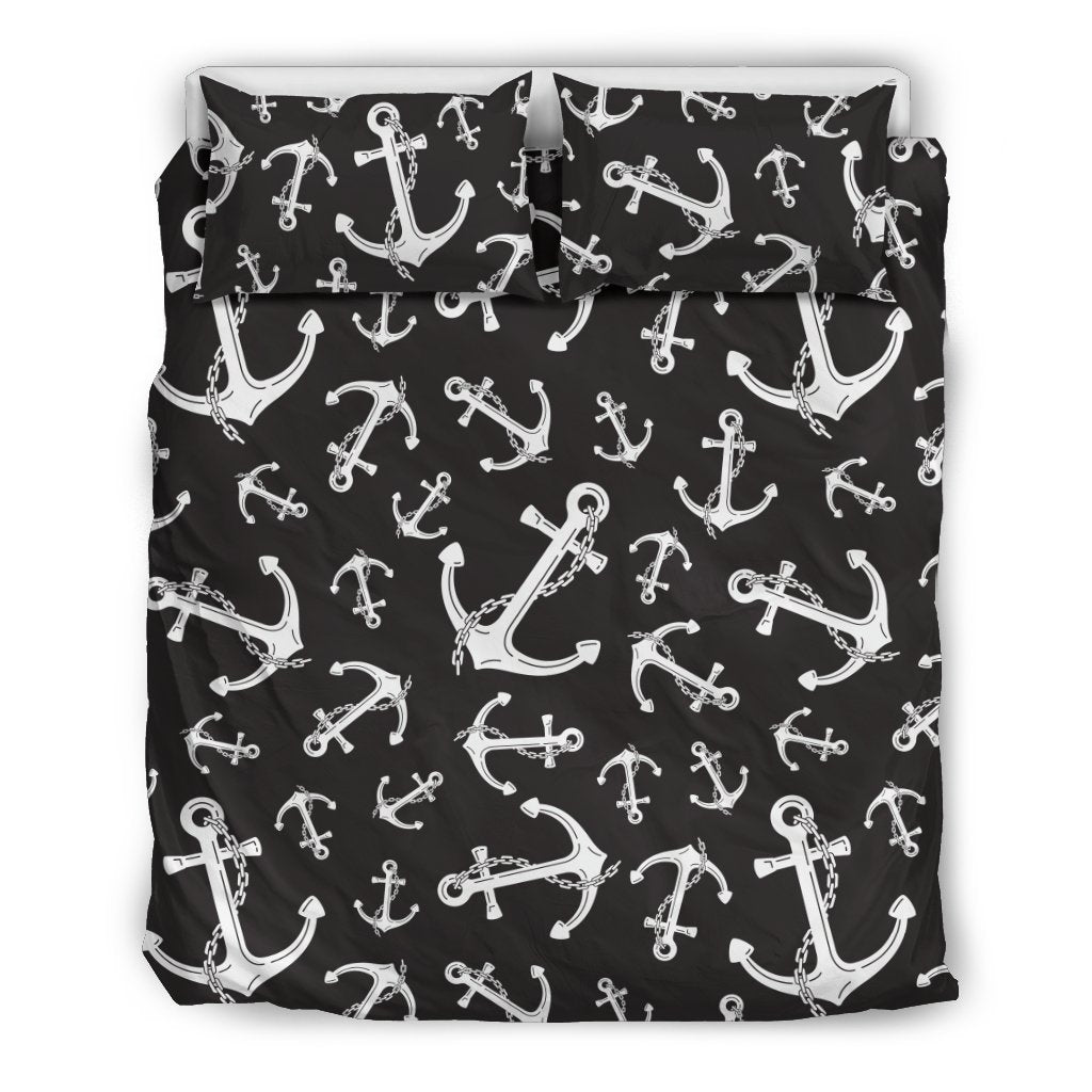 Anchor Black White Duvet Cover Bedding Set