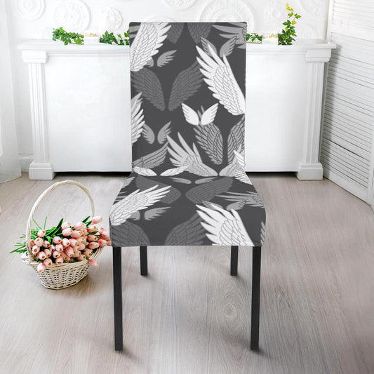Angel Wings Pattern Design Themed Print Dinning Chair Slipper-JTAMIGO.COM