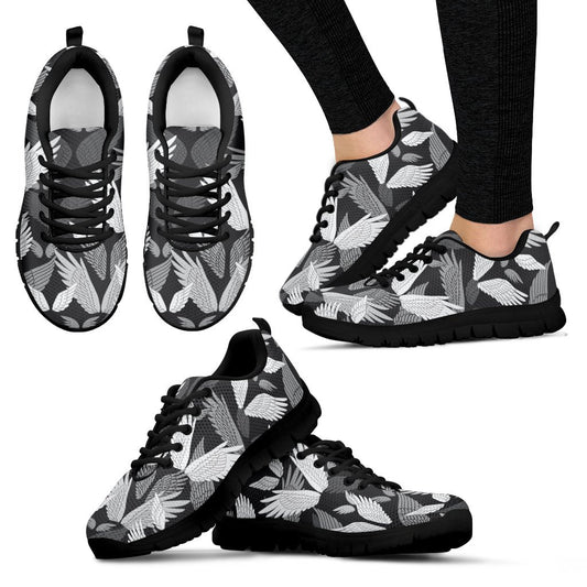 Angel Wings Pattern Design Themed Print Women Sneakers Shoes