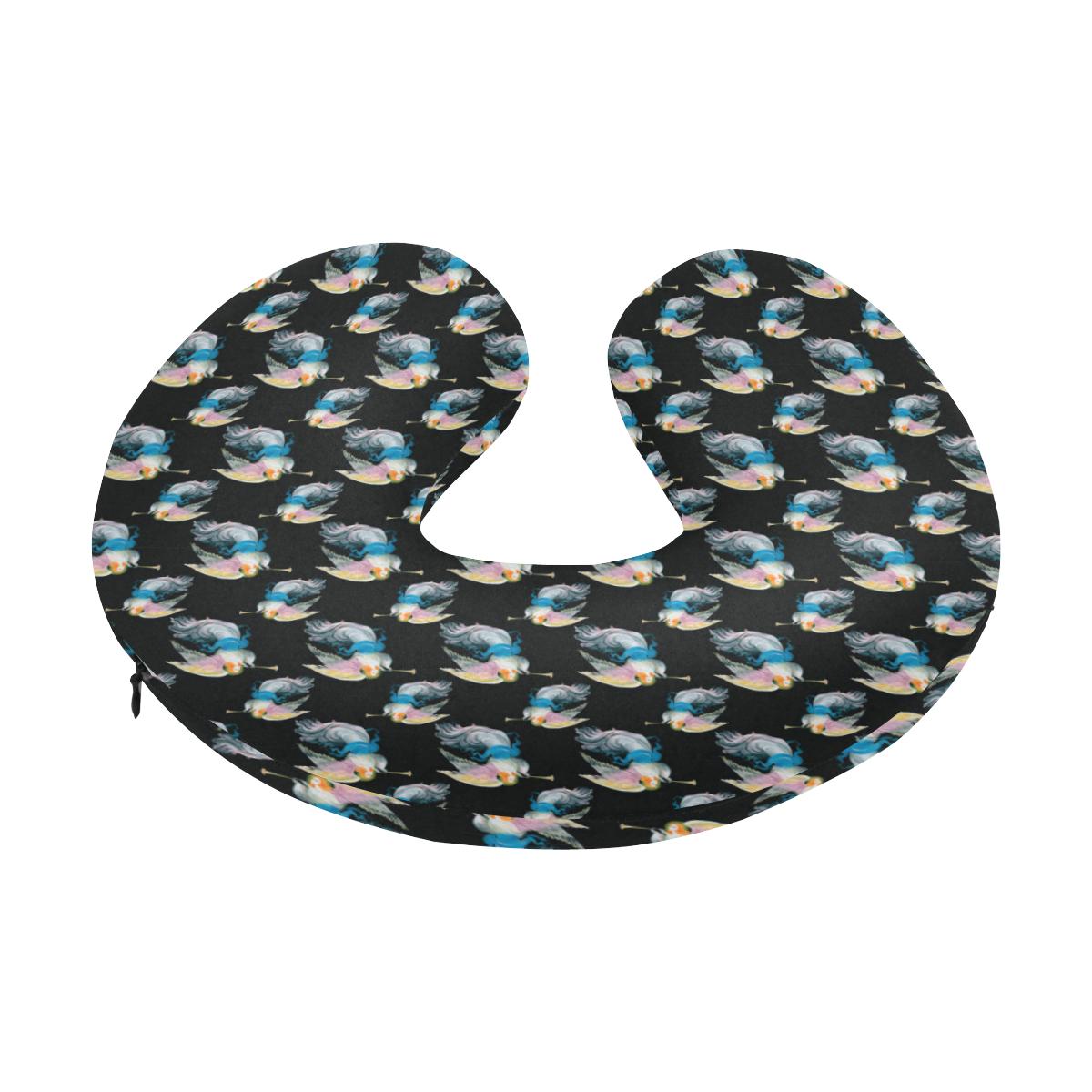 Angel with Wings Beautiful Design Print U-Shaped Travel Neck Pillow-JTAMIGO.COM